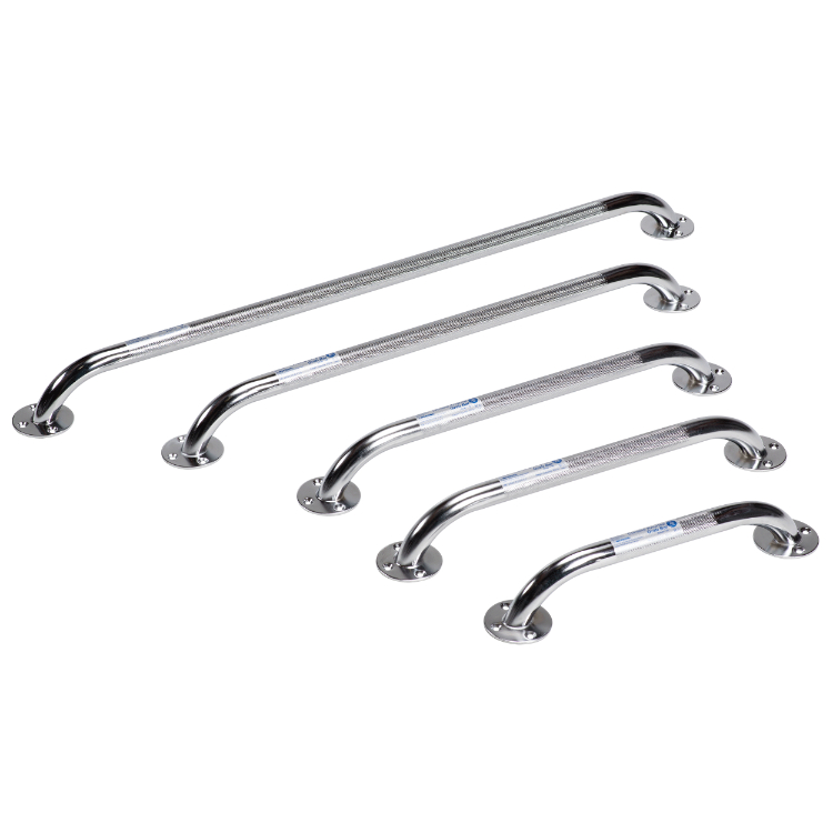 Dynarex 10304 Chrome Knurled Grab Bar, 32", Chrome, 1pc/bx