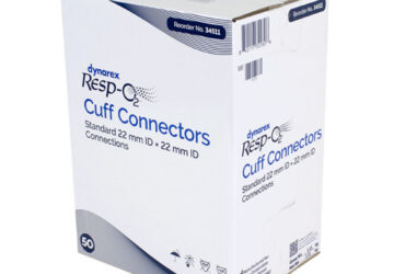 Dynarex 34510 Multi-Standard Adaptor, 15 mm ID x 22 mm OD, 50/cs