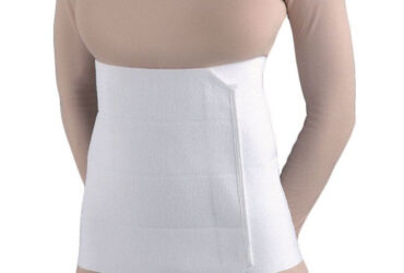 ACTIMOVE ABDOMINAL BINDER 4 PANEL WHT LG
