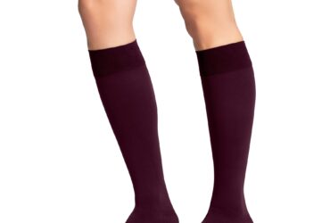 JOBST OPAQUE 20-30 KNEE SOFTFIT CLOSED TOE CRANBERRY SM