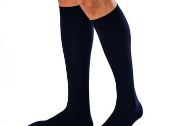 JOBST FOR MEN KNEE SOFTFIT 15-20 CLOSED TOE NAVY XL