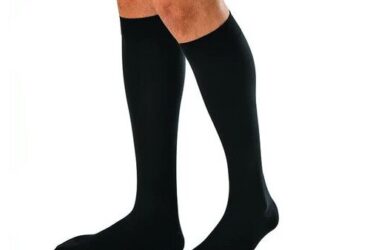 JOBST FOR MEN AMBITION SOFTFIT KNEE 15-20 4 REG BLACK