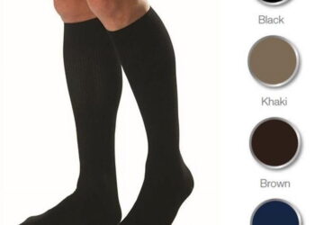 JOBST FOR MEN AMBITION KNEE 30-40 BLACK SZ5 LNG