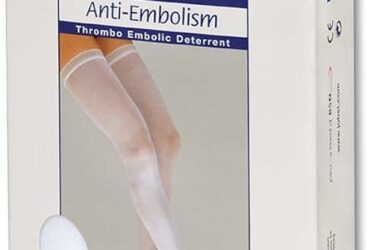 JOBST ANTI-EMBOLISM THIGH CLOSED TOE WHITE LG REG CASE