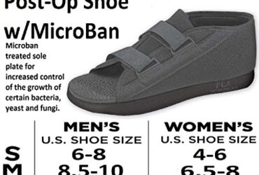 C3 POST OP SHOE W/MICROBAN MENS BL XL
