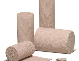 HARTMANN Bandage, Reinforced, Elastic, 4" x 10 yds, Double Length, 6/bx