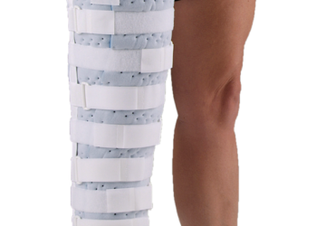 KNEE IMMOBILIZER CUTAWAY 18IN BLUE UN - NON RETAIL