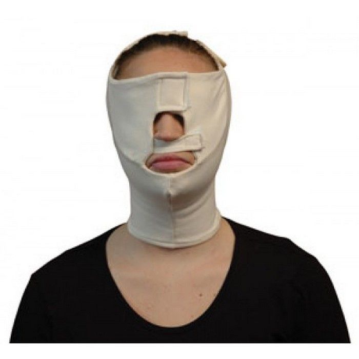 RTW - FACE MASK - FULL - MEDIUM - ORGANIC COTTON & SPANDEX / IVORY