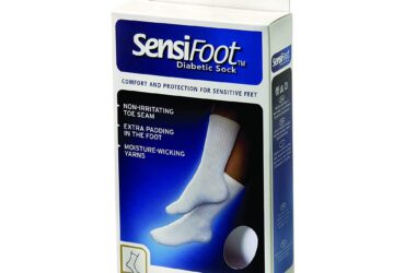 JOBST SENSIFOOT CREW CLOSED TOE NAVY SM