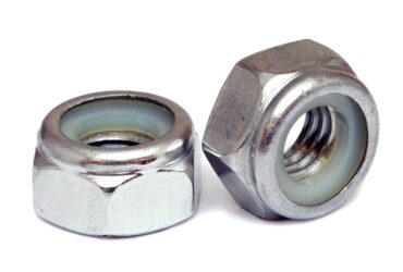 NUT HEX 1/4-28 W/NYLON I