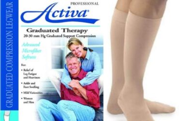 GRADUATED THERAPY 20-30 KNEE CLOSED TOE BEIGE SM