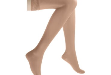 SOFT FIT 20-30 THIGH CLOSED TOE LACE BARELY BEIGE SM