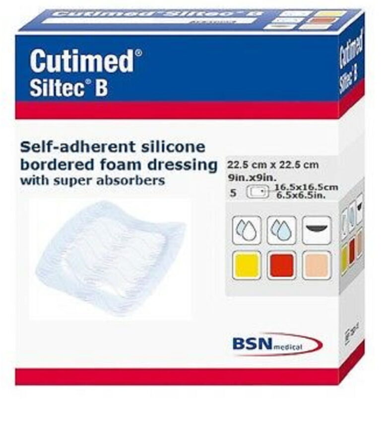 CUTIMED SILTEC B STERILE 4INX4IN
