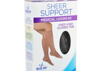 GRADUATED THERAPY 20-30 WAIST CLOSED TOE BLACK MD