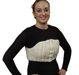 RTW - DOUBLE MASTECTOMY PAD - SMALL - BUFF