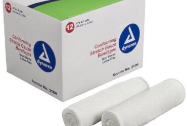HARTMANN Bandage, 4" x 4.1 yds, Non-Sterile, 12/bg, 8 bg/cs