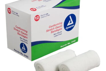 HARTMANN Bandage, 3" x 5 yds, Non-Sterile, 10 rl/pk, 6 pk/cs