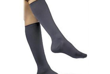 ACTIVA SHEER THERAPY KNEE 15-20 WOMENS NAVY XL