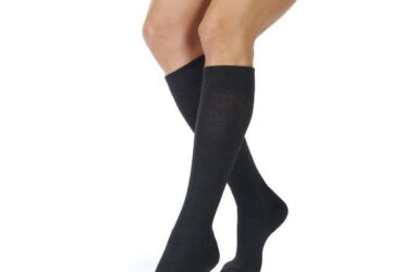 JOBST ACTIVEWEAR KNEE 15-20 CLOSED TOE COOL BLACK SM