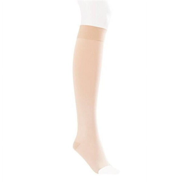 JOBST OPAQUE KNEE 20-30 OPEN TOE NATURAL LG