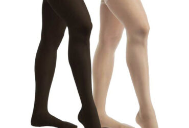 JOBST OPAQUE SENSITIVE 15-20 THIGH CT NATURAL PETITE LG