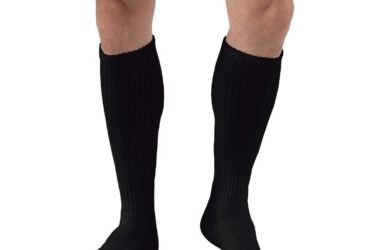 JOBST SENSIFOOT KNEE CLOSED TOE BLACK XS