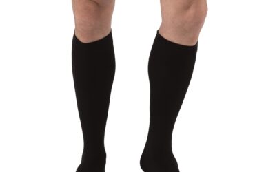 RELIEF KNEE 30-40 CLOSED TOE PETITE BLACK LG