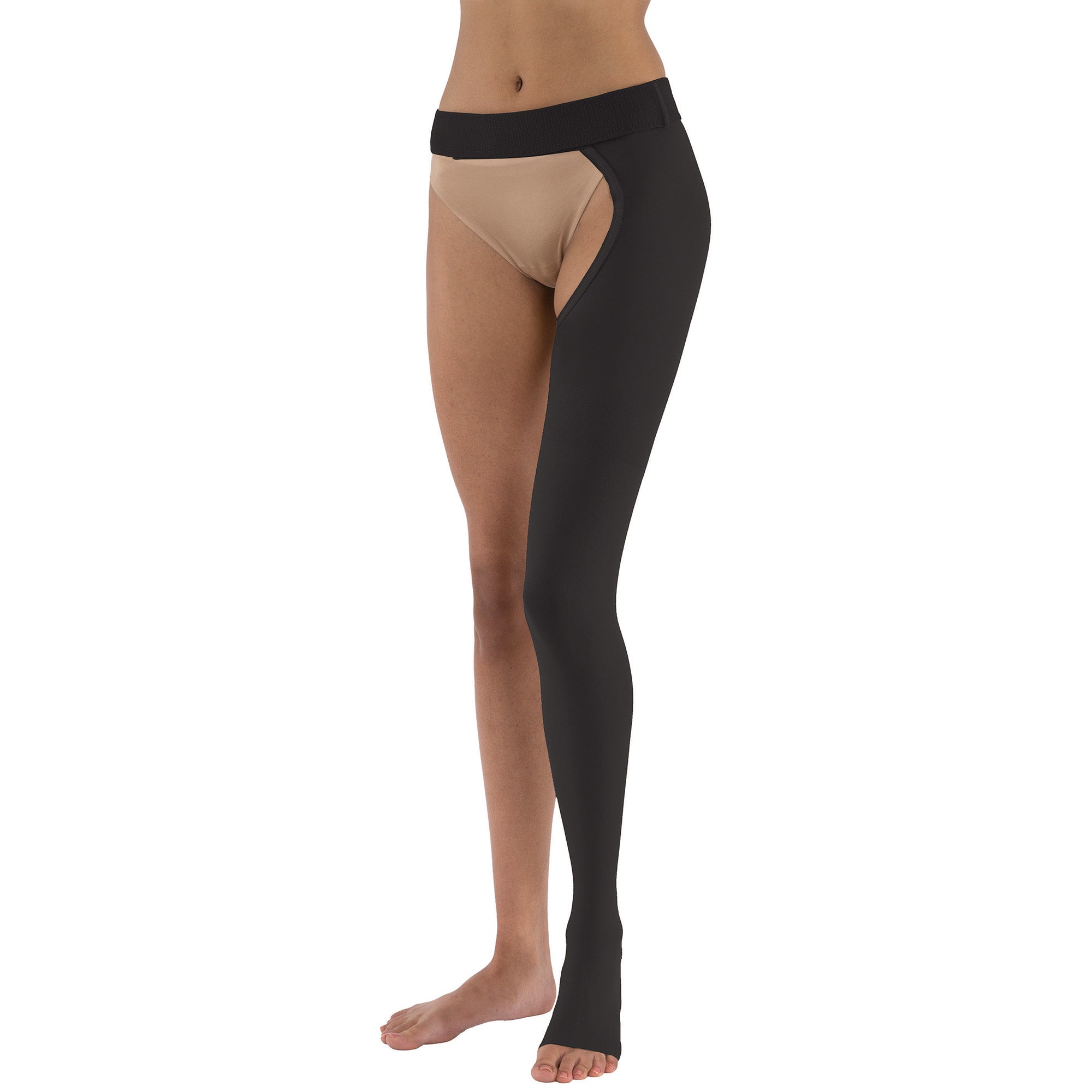 JobstreliefOTLeftChapBlack_58f132c2-73c8-4ff8-8441-3259f99b89e0.jpg JOBST RELIEF CHAP LEFT 30-40 OPEN TOE BLACK SMALL