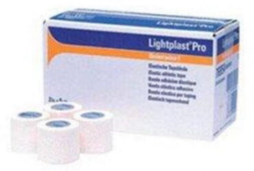 LIGHTPLAST PRO TAPE ELASTIC ADHESIVE WHT 1.5INX5YD