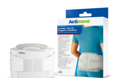ACTIMOVE LUMBAR SACRAL SUPP 8IN WHT MD