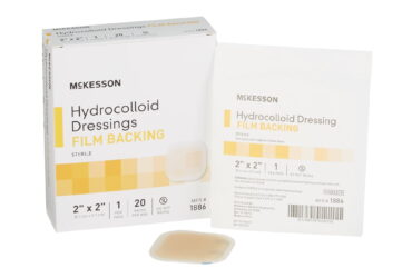 HARTMANN Hydrocolloid Dressing, 2" x 2", 20/bx