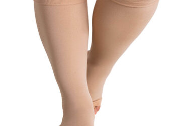 CUSTOM SEAMLESS SOFT WAIST HIGH FULL COMP (CONT TOP) OPEN TOE