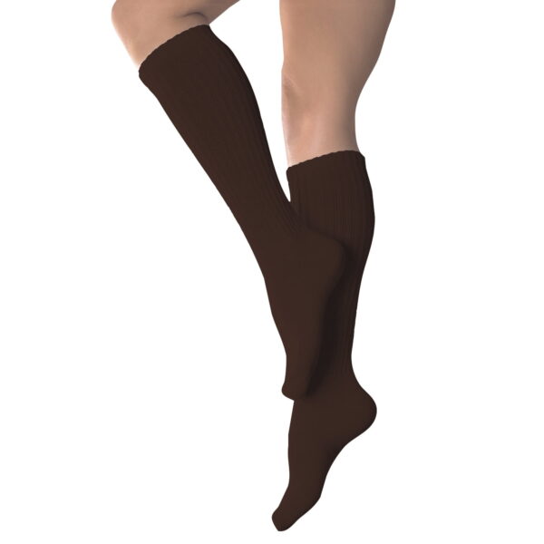 JOBST SENSIFOOT KNEE CLOSED TOE BROWN MD