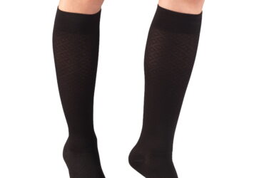 WOMENS DRESS TROUSER 15-20 KNEE DIAMOND BLACK MD