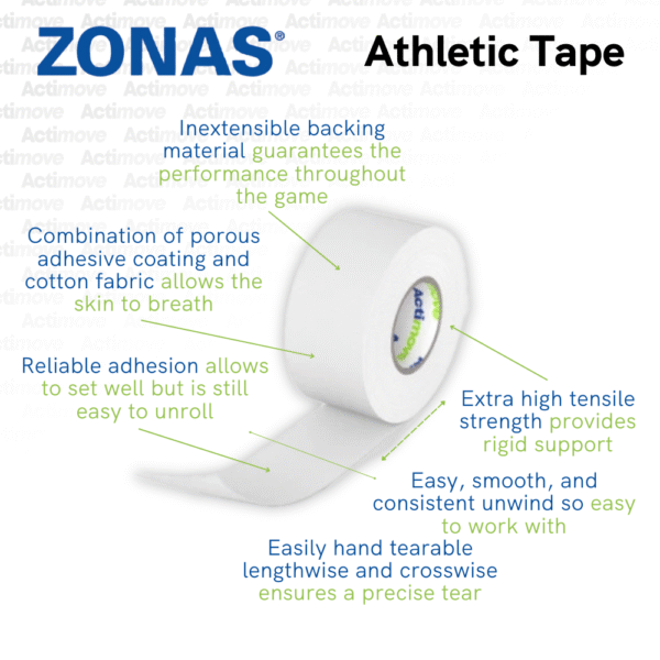 ZONAS ATHLETIC TAPE ACTIMOVE 1.5IN X 15YDS 32 (SPORTS MED)