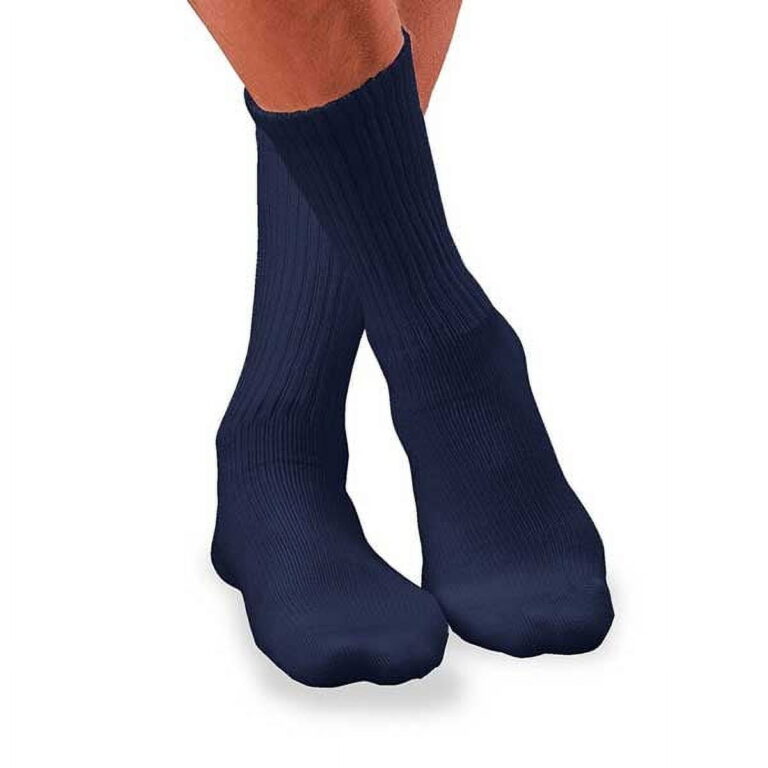 JOBST SENSIFOOT CREW CLOSED TOE NAVY MD