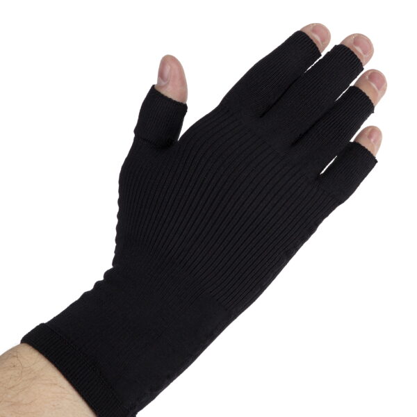 JOBST BELLA STRONG ARMSLEEVE 15-20 W/SIL BLACK SZ 9 LNG