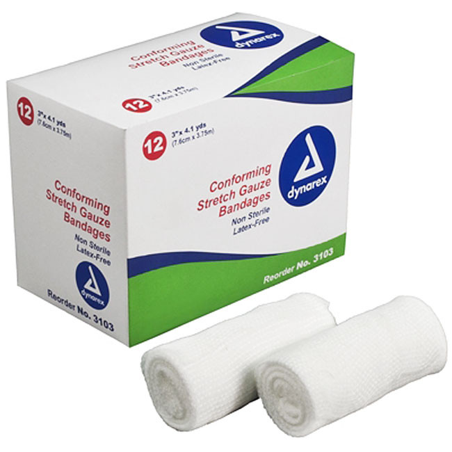 dynarex-gauze-rolls-non-sterile-3-x-4-1-yds-12-pack-5__40137.1698255420-1.jpg HARTMANN Bandage, 3" x 4.1 yds, Non-Sterile, 12/bg, 8 bg/cs - Image 1