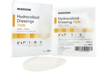 HARTMANN Hydrocolloid Dressing, 6" x 7" Sacral, 5/bx