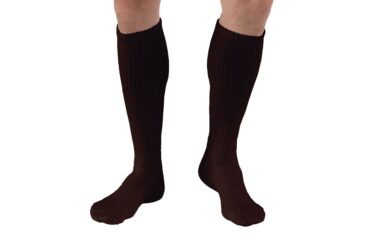 JOBST SENSIFOOT KNEE CLOSED TOE BROWN LG