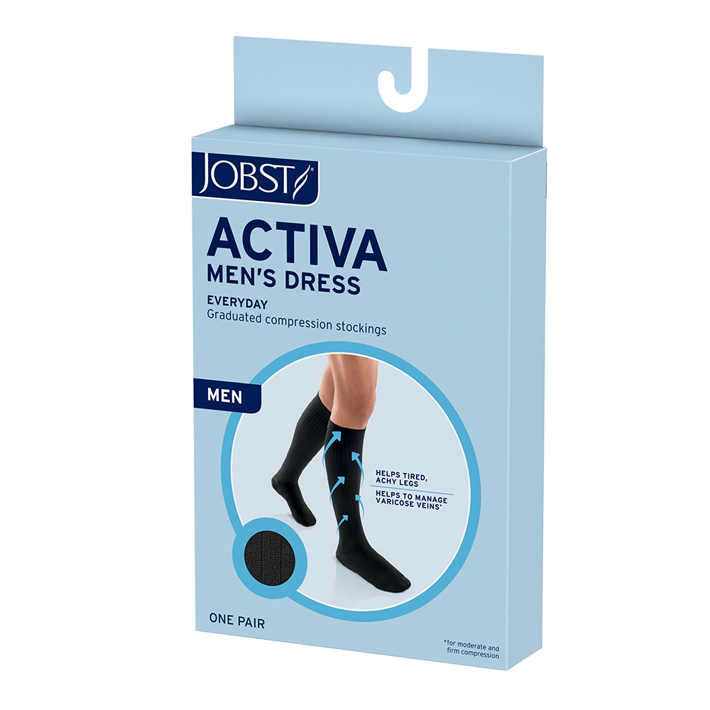 jobst-activa-mens-dress-packshot-sideview-3.png JOBST ACTIVA SHEER 20-30 WAIST HIGH CT XLG BLK