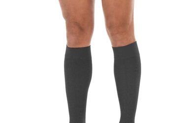 JOBST FOR MEN KNEE SOFTFIT 30-40 OPEN TOE ANTHRACITE LG