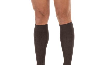 JOBST FOR MEN KNEE SOFTFIT 30-40 OPEN TOE BROWN LFC-LONG