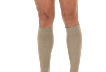 JOBST FOR MEN KNEE SOFTFIT 30-40 OPEN TOE KHAKI XLFC-LONG