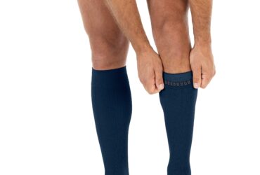 JOBST FOR MEN KNEE SOFTFIT 30-40 OPEN TOE NAVY XL