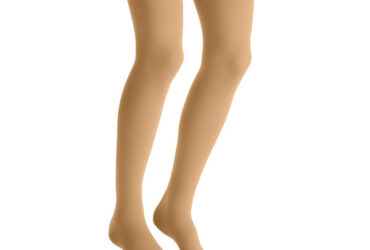 JOBST OPAQUE THIGH 20-30 OPEN TOE DOT HONEY XL