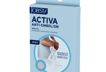 JOBST ACTIVA ANTI EM 18 KNEE HIGH OT XLG WHT
