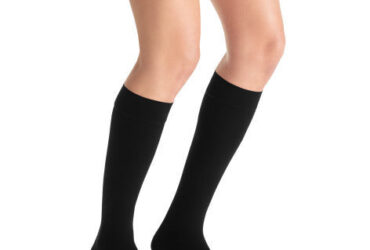 JOBST OPAQUE SOFTFIT 20-30 KNEE OT BLACK MD