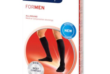 JOBST FOR MEN KNEE SOFTFIT 30-40 CLOSED TOE NAVY SM