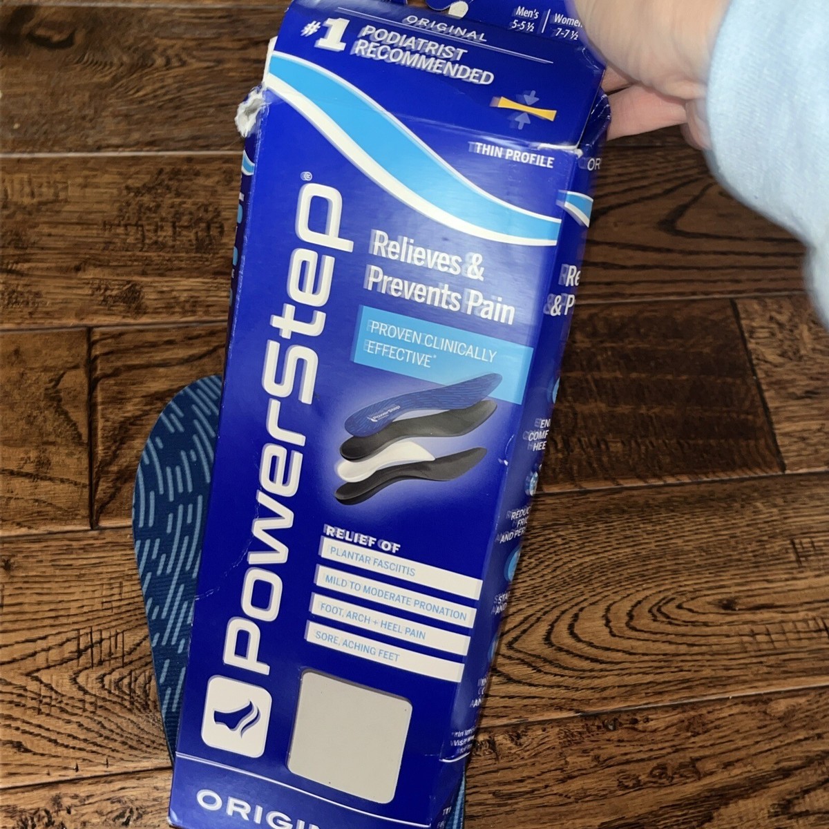 s-l1200-29.jpg POWERSTEP ORIGINAL FULL INSOLE B M 5-5.5 W 7-7.5